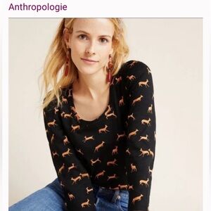 ANTHROPOLOGIE Banter Tee / Size Medium